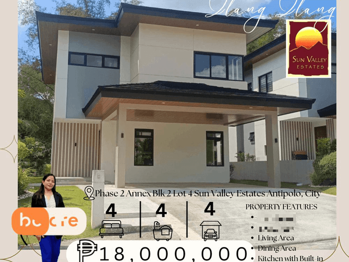 4-bedroom Single Detached House For Sale in Antipolo Rizal