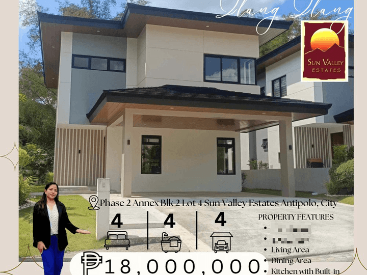 House and lot for sale in Sun Valley Estate Antipolo City