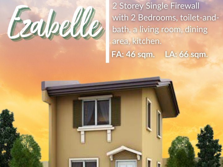 Ezabelle Unit | 2-BR 2 Storey Single Firewall in Sorsogon City