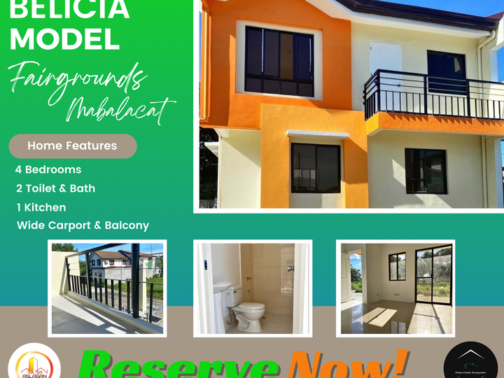 4-bedroom Single Attached House For Sale in Mabalacat Pampanga