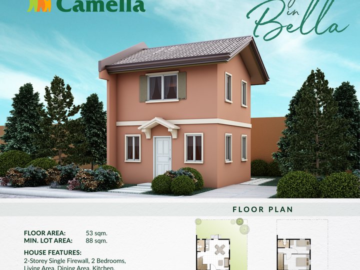 BELLA 2-bedroom Single Firewall House For Sale in Plaridel Bulacan