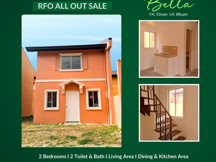House and Lot Bella For Sale
