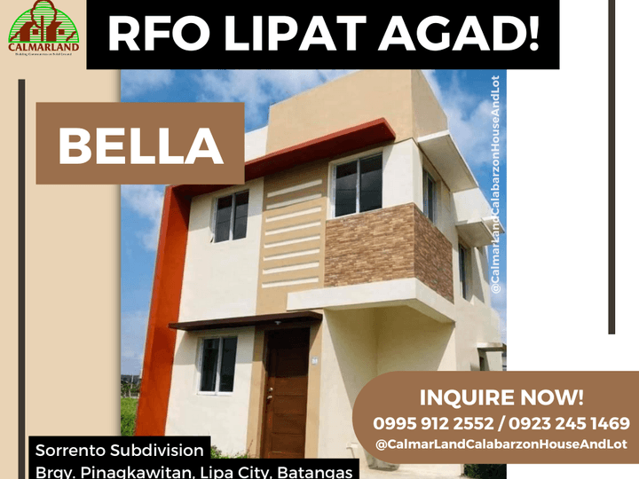 3-bedroom Single Attached 2 Storey House in Lipa City, Batangas