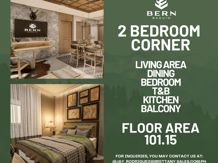 Bern Baguio - 101.15 sq.m Pre-Selling 2-Bedroom Condominium