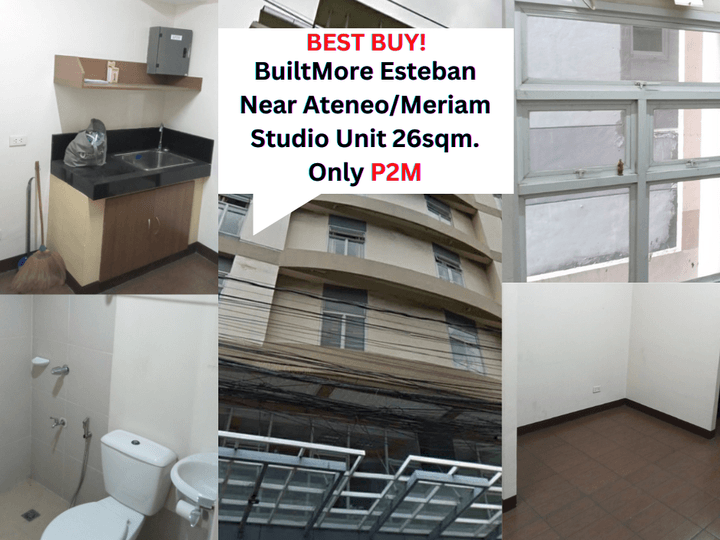 BuiltMore Esteban Katipunan Studio Unit For Sale