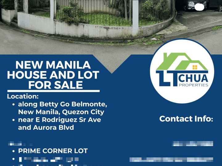 New Manila House and Lot (PRIME CORNER LOT)