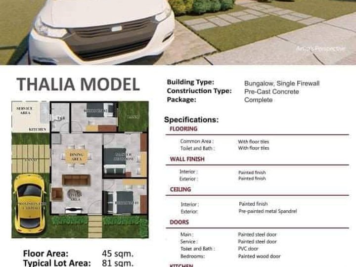 Affordable Thalia Duplex/Single in Bria Homes