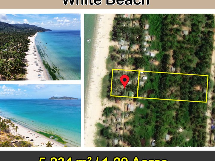 5,234 m2 / 1.29 Acres Top Class Sunset White Beach in San Vicente