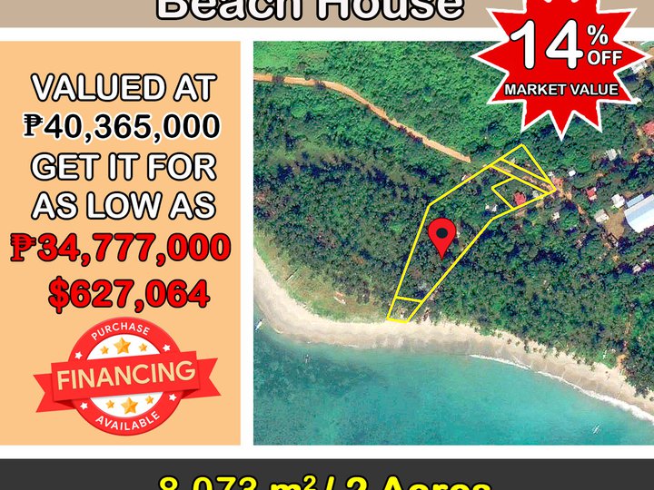 8,073 sqm White Sand Sunset Beach House in San Vicente