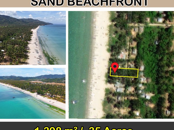 1,398 m2 / .35 Acres Classic Sunset White Beach in San Vicente