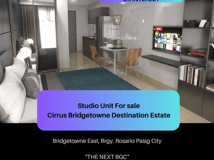 CIRRUS BRIDGETOWNE DESTINATION ESTATE STUDIO UNIT FOR SALE