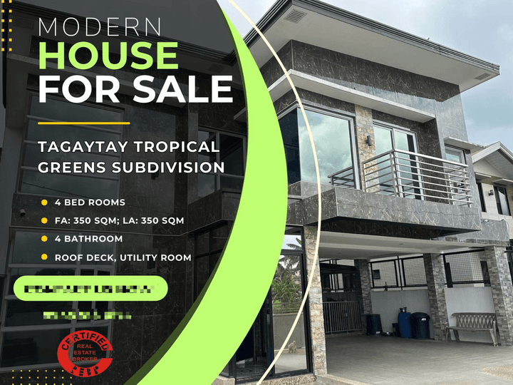 4 Bedroom Single Detached House for Sale in Tagaytay Cavite