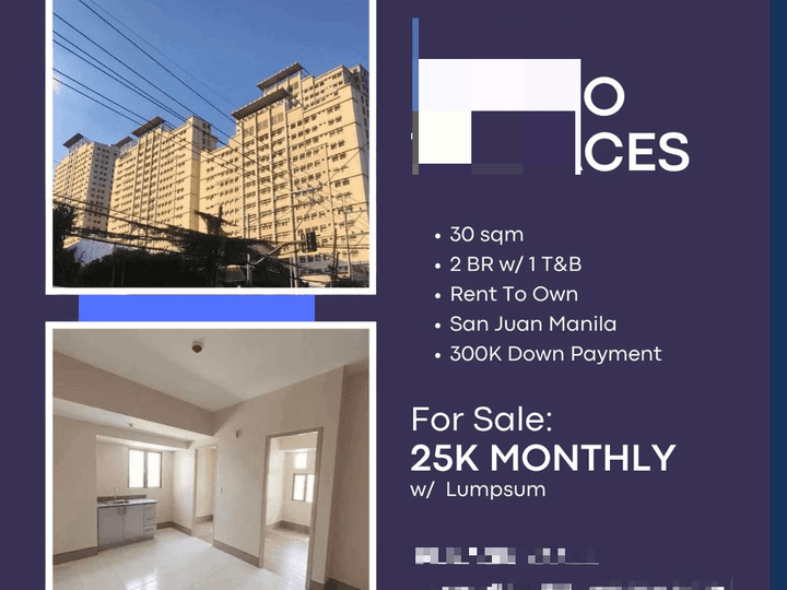 38.00 sqm 2 BR Condo For Sale in Makati Rent To Own Condo For Sale