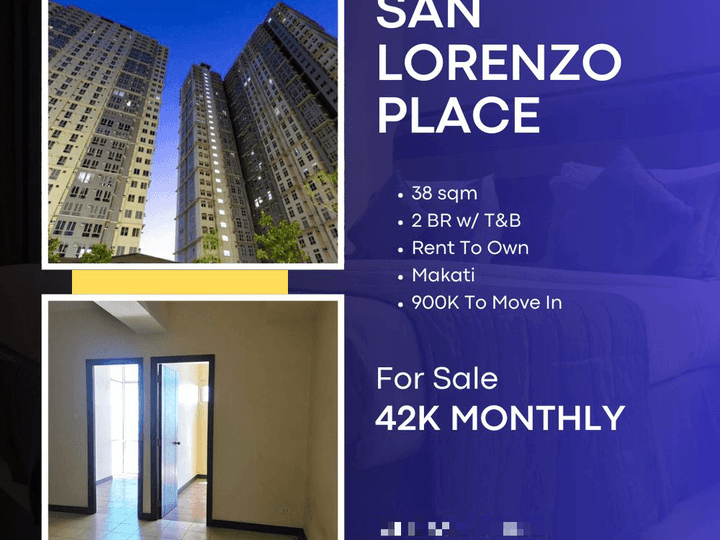 40K Monthly Condo for Sale in San Lorenzo Place Makati Rent To Own