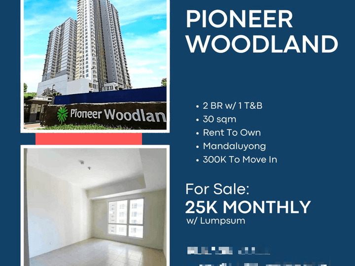 30.00 sqm 2 BR Condo For Sale in Mandaluyong as low as 25K Monthly near Ortigas/Pasig