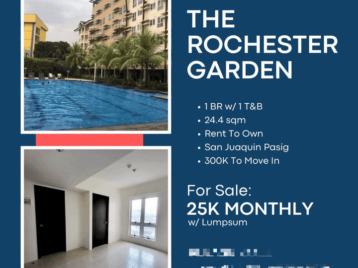 24.00 sqm 1 BR l Condo For Sale in Pasig near Airport, BGC, Mckinley