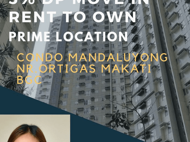 RFO Rent to Own 1-bedroom Condo For Sale in Boni Mandaluyong