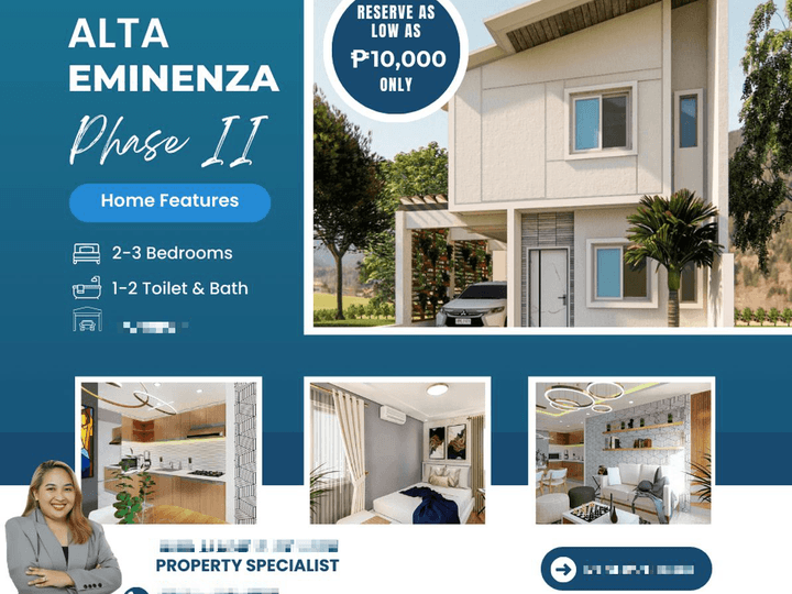 Alta Eminenza Phase 2 3-Bedroom Single Attached House and Lot for Sale in San Jose del Monte Bulacan