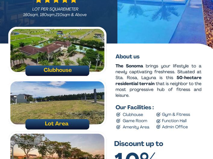 Discounted 210 sqm Residential Lot For Sale in Nuvali Santa Rosa Laguna