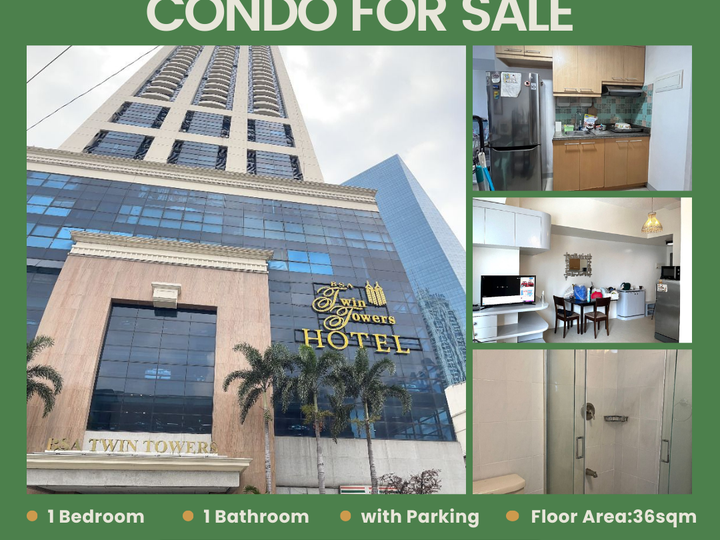 BSA TWIN TOWERS 1BR IN MANDALUYONG CITY | CONDO FOR SALE