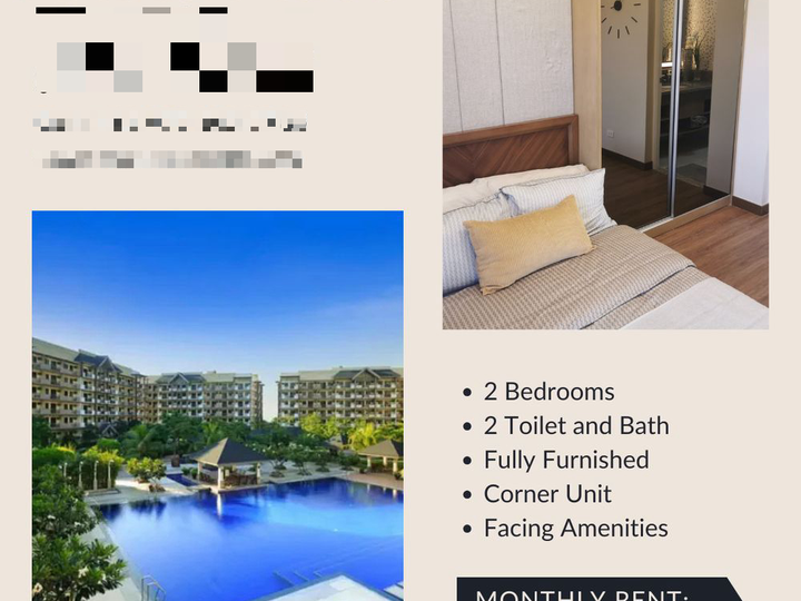 2BR Condo for Rent in Arista Place Paranaque near NAIA