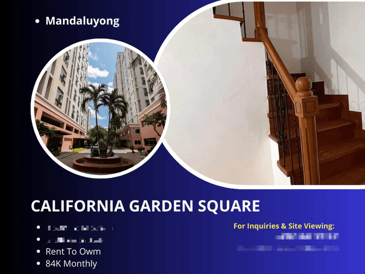 81.00 sqm 3-bedroom Residential Condo For Sale in Mandaluyong Rent To Own