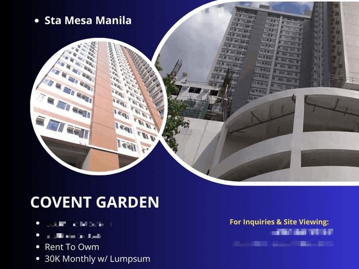 Condo in Sta Mesa Manila Near PUP, Ubelt, UST, cubao Araneta LRT, Mandaluyong