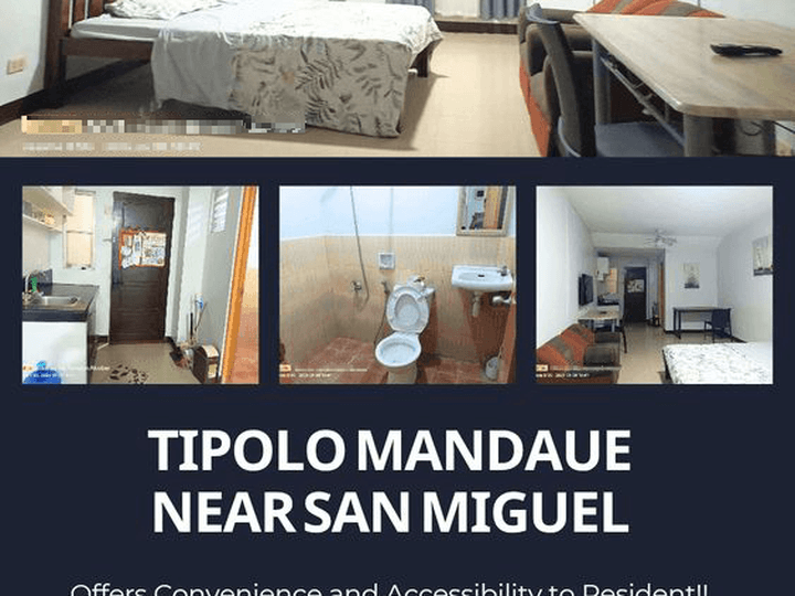 Studio Residential Condo For Rent in Mandaue Cebu