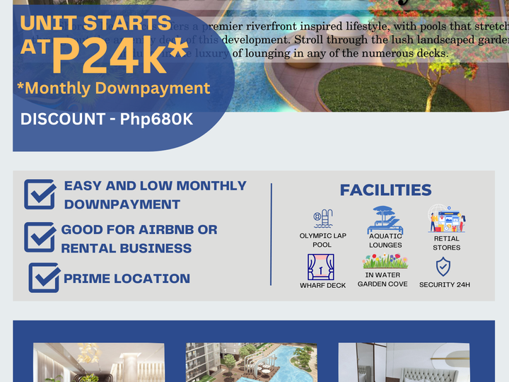 1-Bedroom WITH BALCONY FOR SALE CONDO IN MOA PASAY