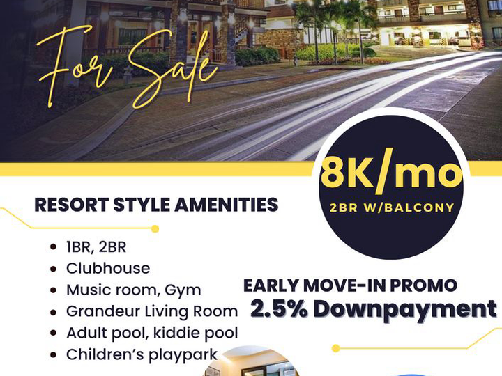 37.00 sqm 2-bedroom with balcony Condo For Sale in Pasig Metro Manila