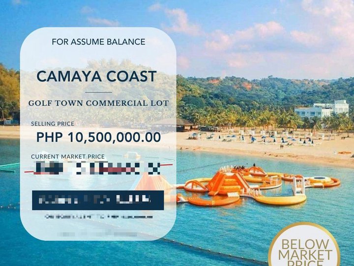 For Sale Below Market Price Lot in Golf Town Commercial, Camaya Coast