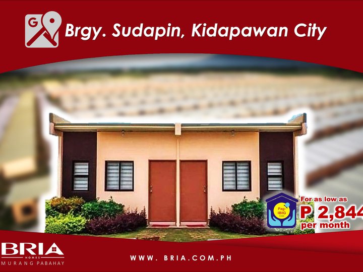 Affordable House and Lot in Kidapawan for Pag-ibig Financing