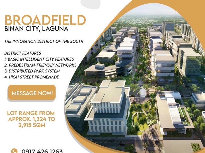 Ayala Commercial Lot For sale in Binan Laguna 1500-2000 sqm