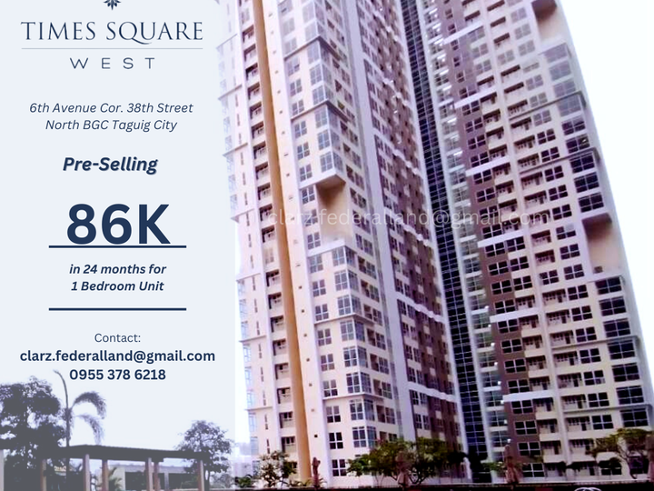 Pre-selling Condo in BGC