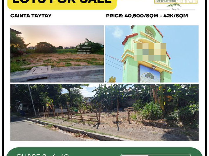 ALL IN 159 sqm with term Greenwoods Executive Village Cainta-Taytay