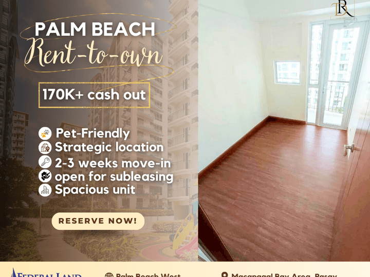 Petfriendly 2 BR READY FOR OCCUPANCY 2 BEDROOM FOR RENT TO OWN