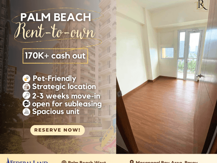 39.00 sqm 2-bedroom Residential Condo For Sale in Manila Bay Pasay