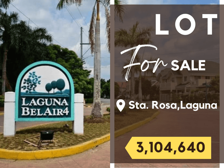 PROMO!  Lot For Sale in Sta.Rosa Laguna. Near Nuvali, Paseo, Tagaytay, SLEX. Laguna BelAir