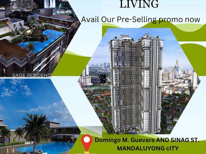 Pre-selling 30.00 sqm 1-bedroom Condo For Sale in Ortigas Mandaluyong