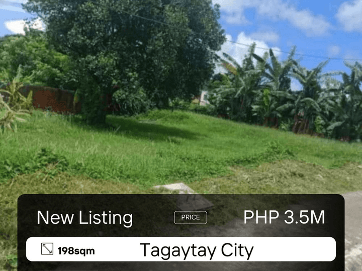 198 sqm Residential Lot For Sale in Tagaytay Cavite