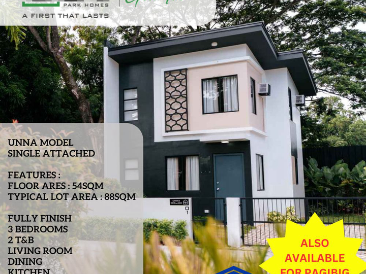 Single Attached, 3 Bedroom with Carport - General Trias Cavite