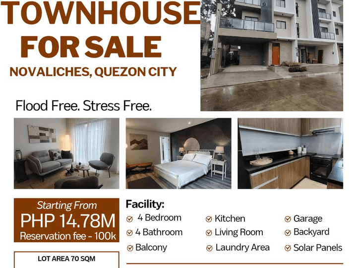 Modern Townhouse for sale in Palmera Homes Quezon City