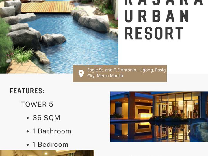 36.00 sqm 1-bedroom Condo For Sale in Pasig Metro Manila