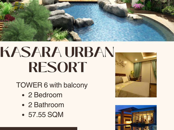 57.55 sqm 2-bedroom Condo For Sale in Pasig Metro Manila