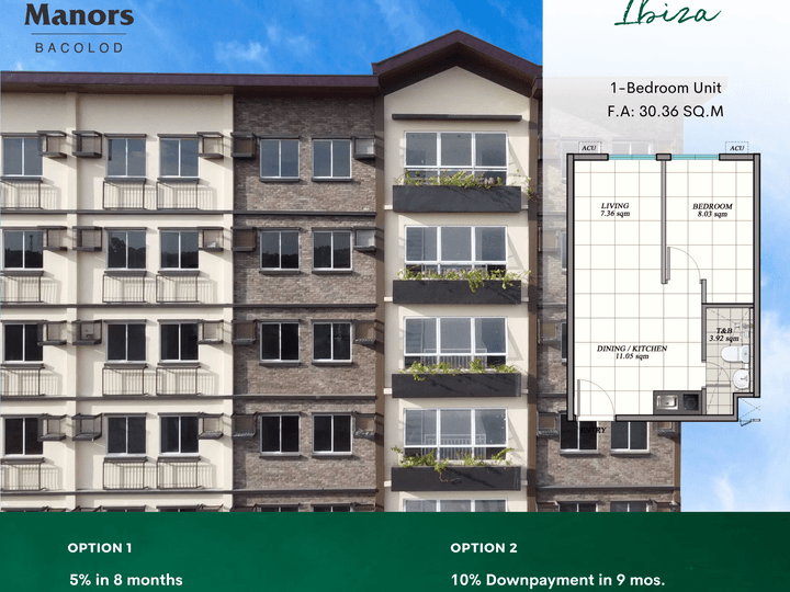 Condo in Bacolod| RFO Studio with Community View
