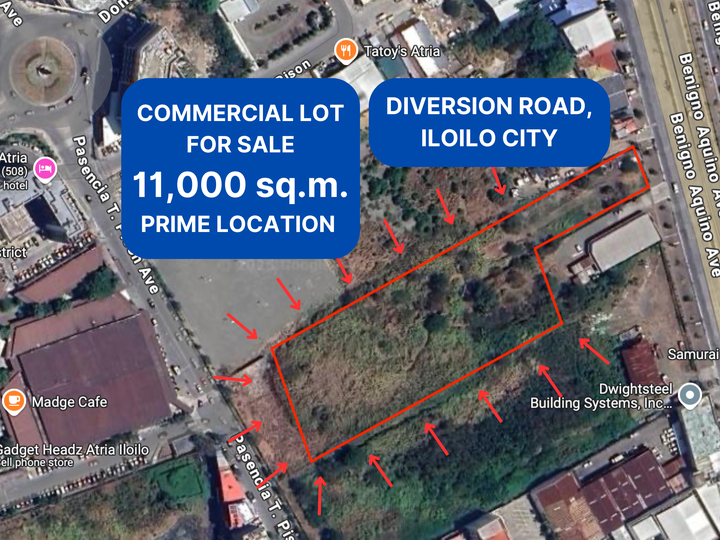 1.1 hectare Commercial Lot for Sale Along Diversion Road in Business District, Iloilo City