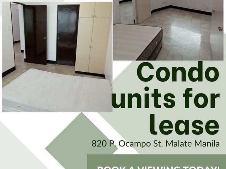 Condo units for Lease in Manila