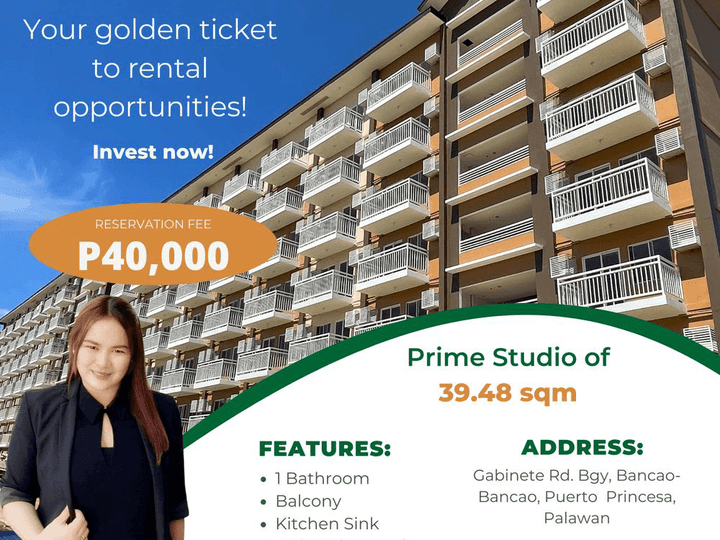 First Condo in Palawan FOR SALE!