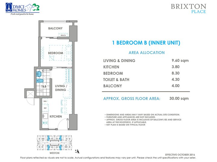 NO SPOT DOWNPAYMENT! Brixton Place 1BR 30 sqm Condo in Kapitolyo Pasig