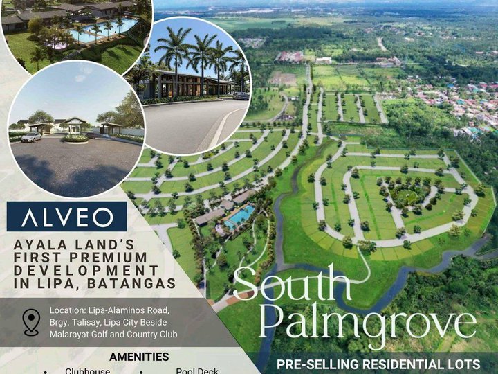 Premier Residential Lot For Sale in South Palmgrove by Alveo Land Lipa Batangas